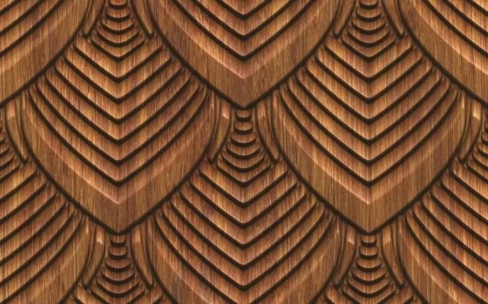 trần gỗ đẹp tự nhiên - trần nhựa giả gỗ
