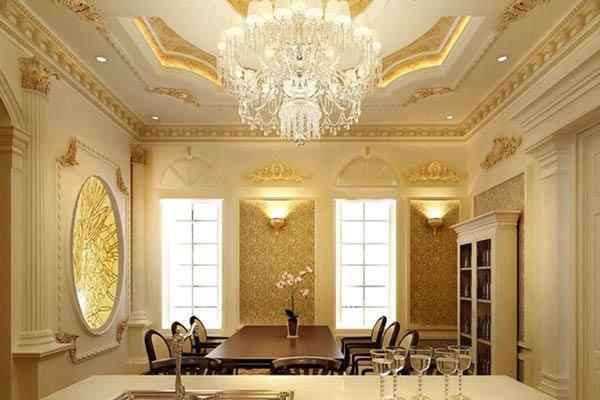Trần thạch cao phòng khách đẹp không chỉ ở hiệu ứng tạo độ cao cho không gian mà còn ở chất liệu, mẫu mã và đặc biệt là đèn trang trí trần thạch cao phòng khách đẹp nhất