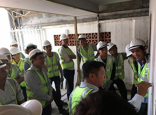 Đào tạo thợ thi công chuyên nghiệp