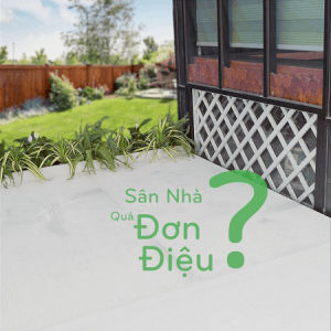 HÔ BIẾN GÓC SÂN NHÀ VỚI DURAWOOD