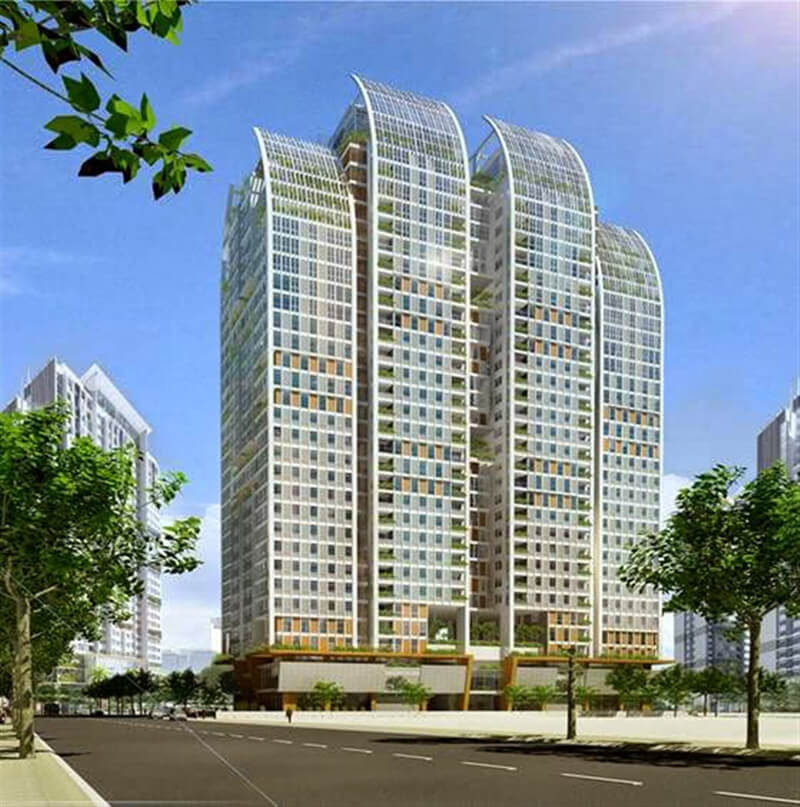 khu phức hợp Sơn Thịnh Plaza nằm ngay mặt tiền đường Lê Hồng Phong - Thuỳ Vân