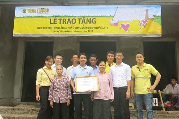 trao nhà