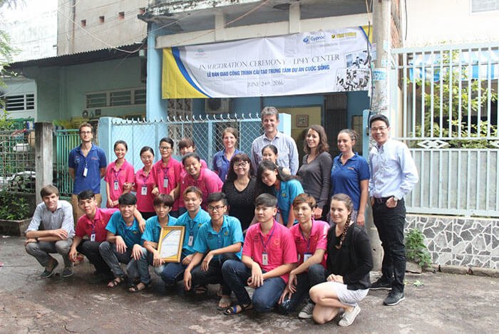 VĨNH TƯỜNG – GYPROC CHUNG TAY CẢI TẠO TRUNG TÂM DỰ ÁN CUỘC SỐNG