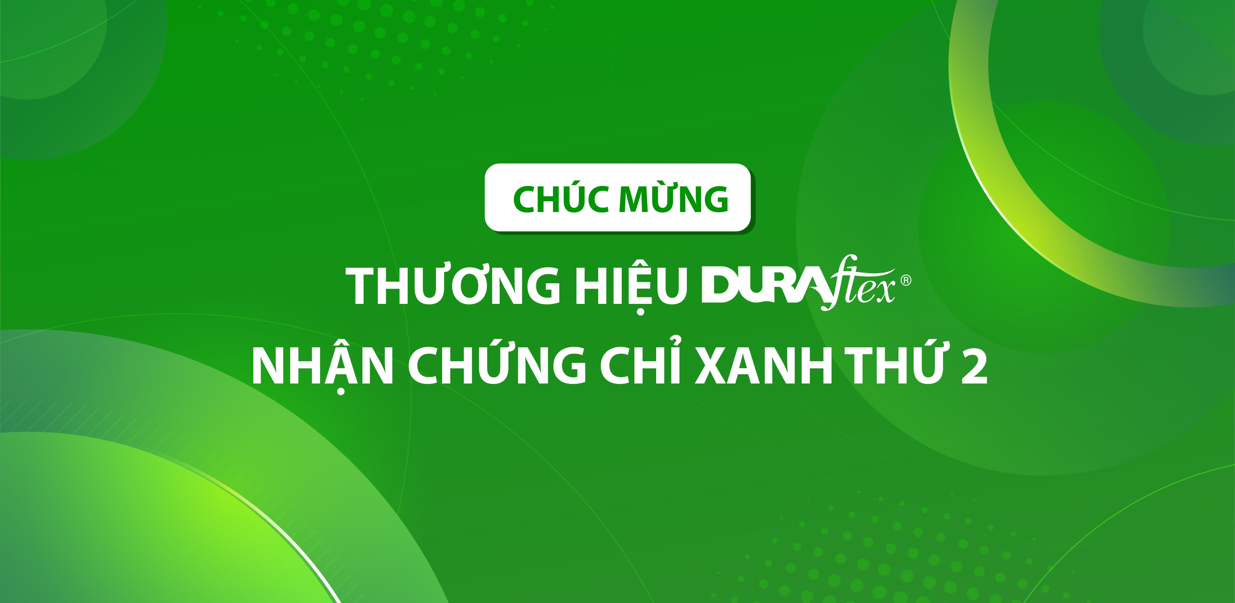 Chuc mung DURAflex nhan chung chi xanh