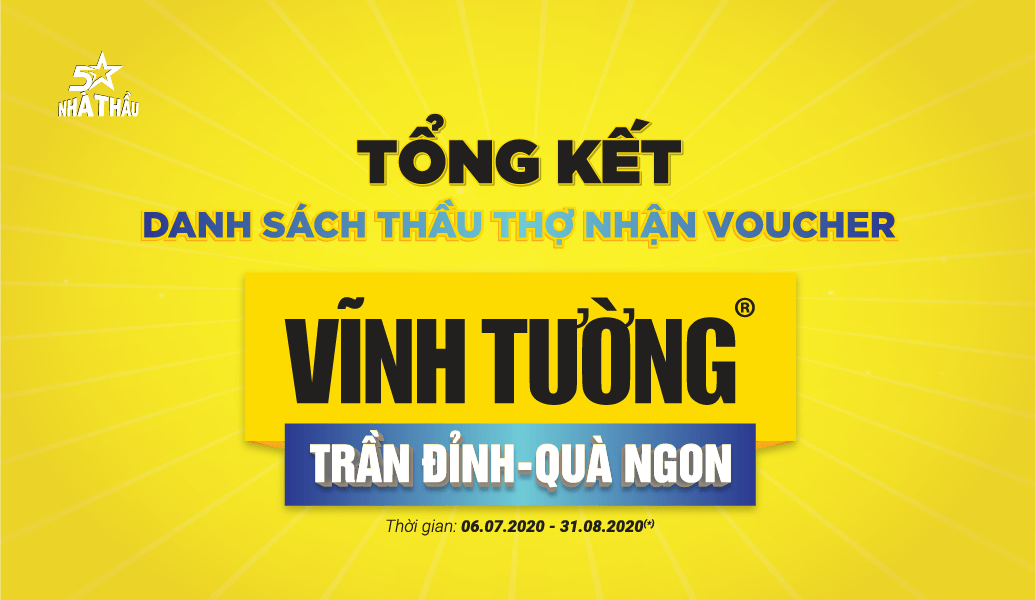 Tổng kết chương trình Vĩnh Tường Trần Đỉnh - Quà Ngon từ ngày 06.07 đến ngày 31.08.2020