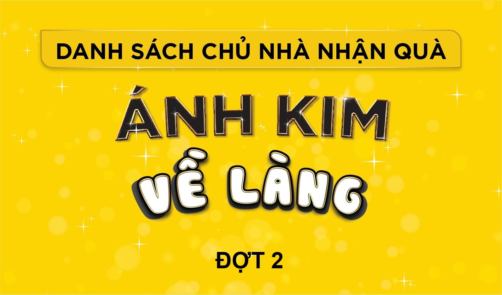 Danh sach Anh Kim Ve Lang dot 2