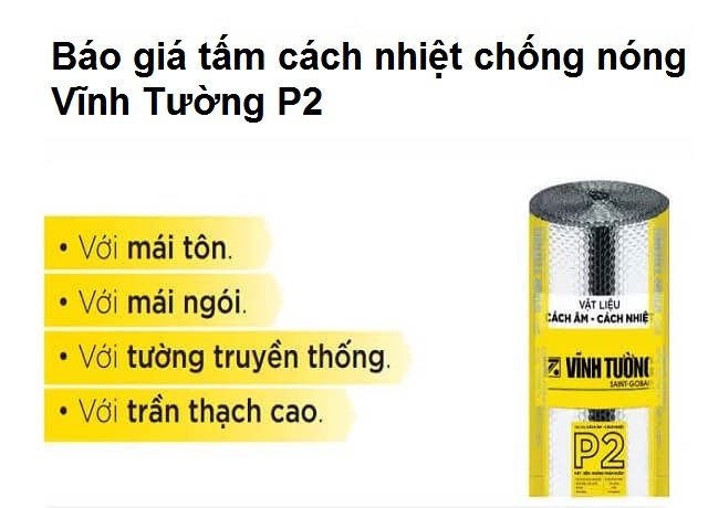 Báo giá tấm cách nhiệt chống nóng Túi khí