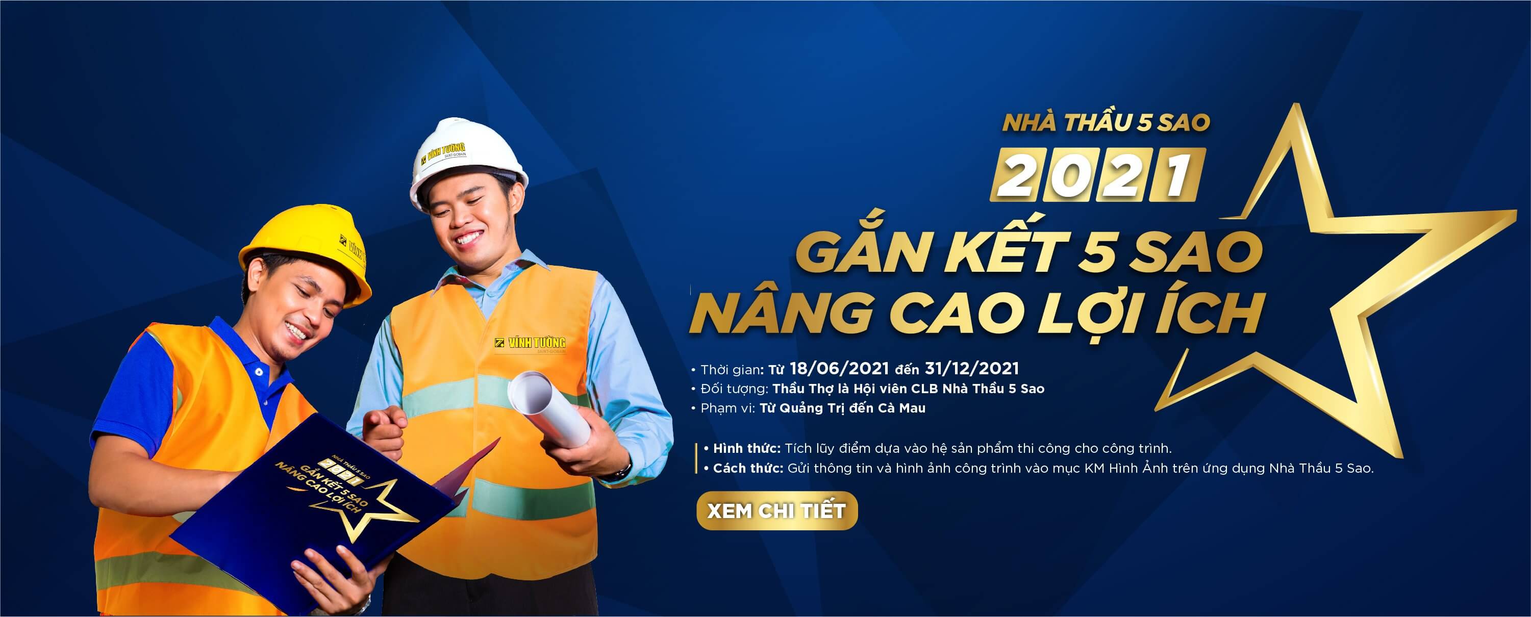 khuyến mãi nhà thầu 5 sao miền nam
