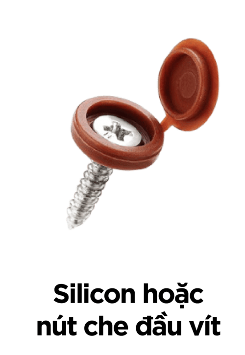 Silicon hoặc nút che đầu vít