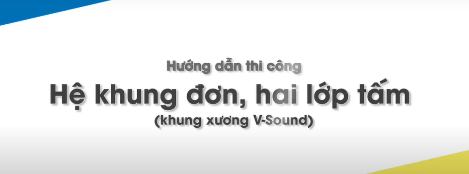 Hướng dẫn thi công tường thạch cao cách âm Gypwall QUIET sử dụng hệ khung đơn