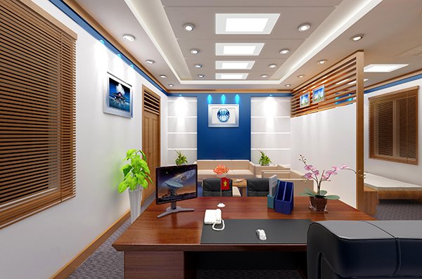 mẫu trần thạch cao cho văn phòng