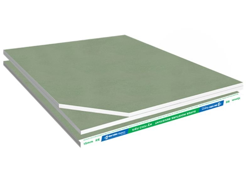 Trọng lượng trần thạch cao 1m2 nặng bao nhiêu kg?