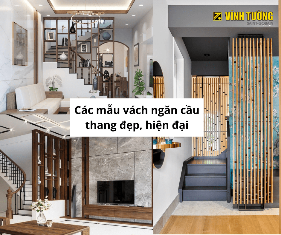100+ mẫu vách ngăn cầu thang đẹp, hiện đại 2025 cho nhà ở