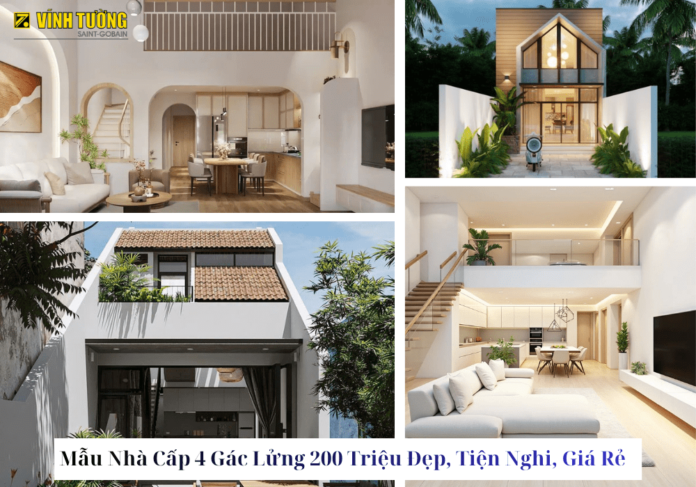 nhà cấp 4 gác lửng 200 triệu 
