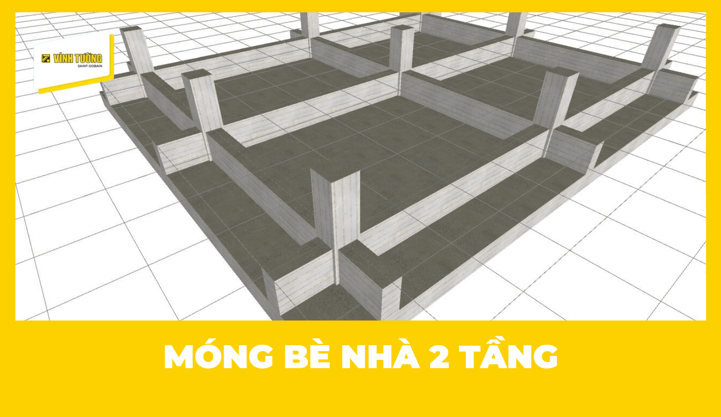 <p><em>Móng bè nhà 2 tầng là giải pháp nền móng được sử dụng phổ biến cho các công trình xây dựng trên nền đất có sức chịu tải thấp hoặc khu vực có nguy cơ lún lệch. Với kết cấu bản bê tông cốt thép trải rộng trên toàn bộ diện tích xây dựng, móng bè giúp phân tán tải trọng đồng đều xuống nền đất, nâng cao độ ổn định cho công trình. Vậy móng bè nhà 2 tầng có cấu tạo như thế nào, chiều sâu bao nhiêu là hợp lý và quy trình thi công ra sao? Hãy cùng Vĩnh Tường tìm hiểu chi tiết trong 