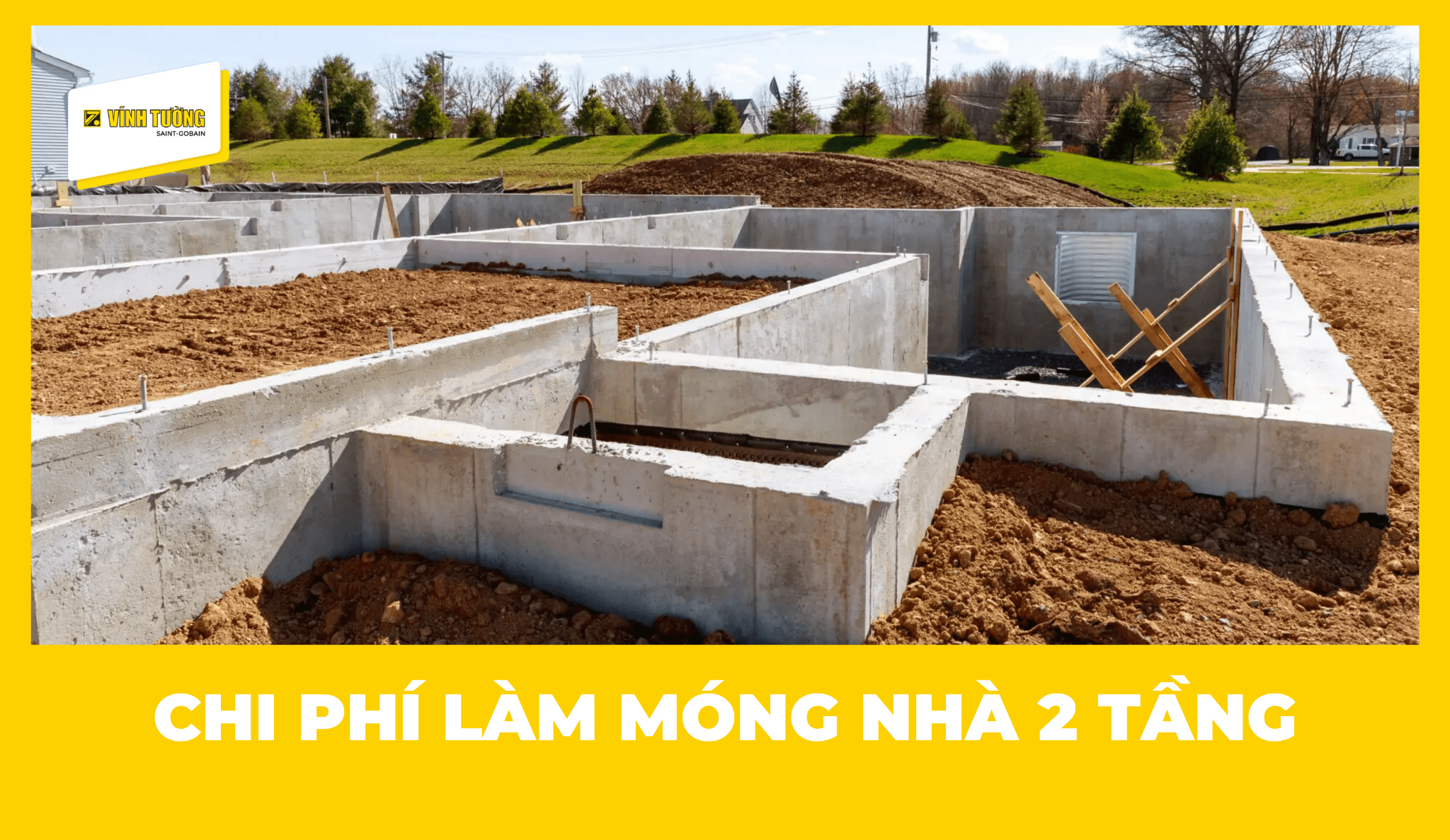 Chi phí làm móng nhà 2 tầng bao nhiêu? Hướng dẫn cách tính
