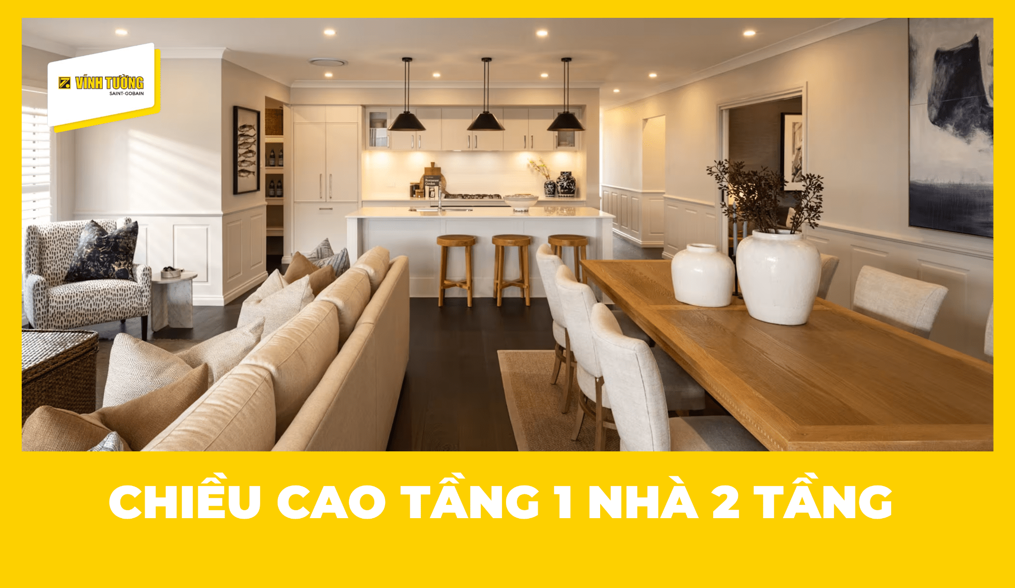 Chiều cao tầng 1 nhà 2 tầng bao nhiêu là chuẩn?