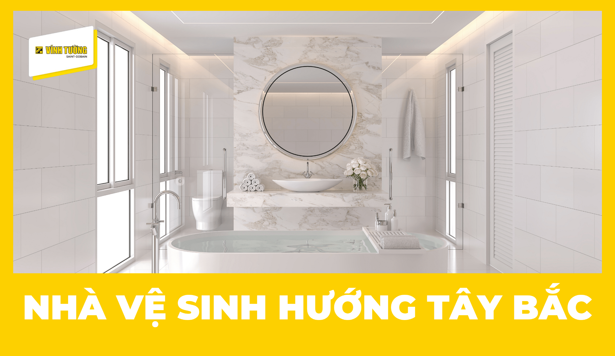 Nhà vệ sinh hướng Tây Bắc thường không tốt do bị ảnh hưởng bởi nhiều uế khí
