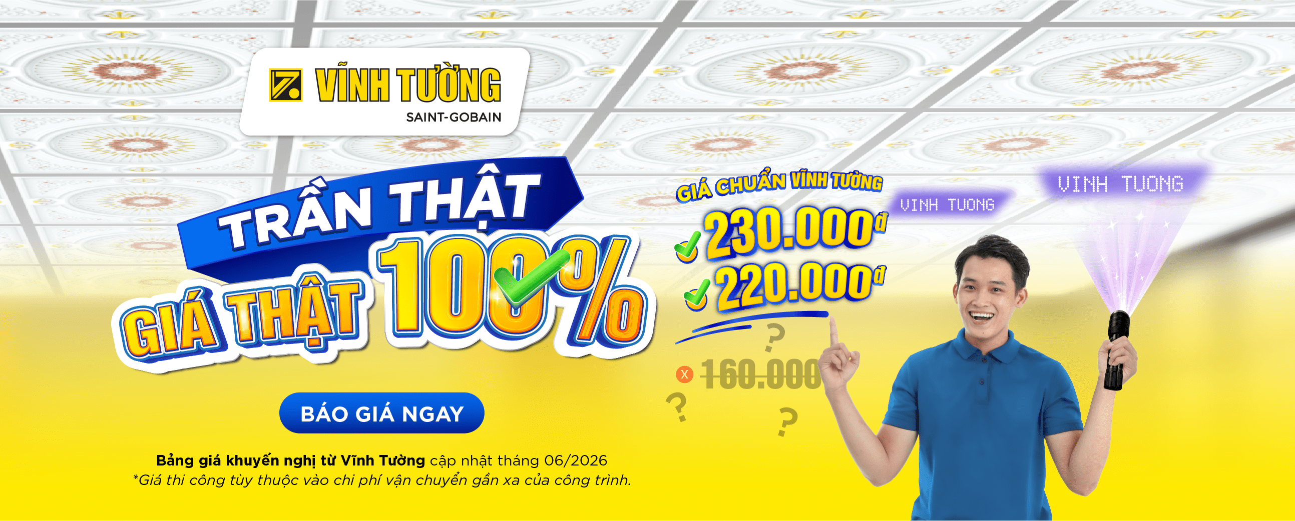 Báo gia thi công Vĩnh Tường