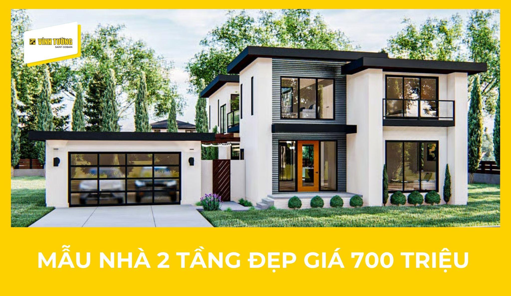 Khám phá ngay 35+ mẫu nhà 2 tầng đẹp giá 700 triệu hiện đại nhất 2026