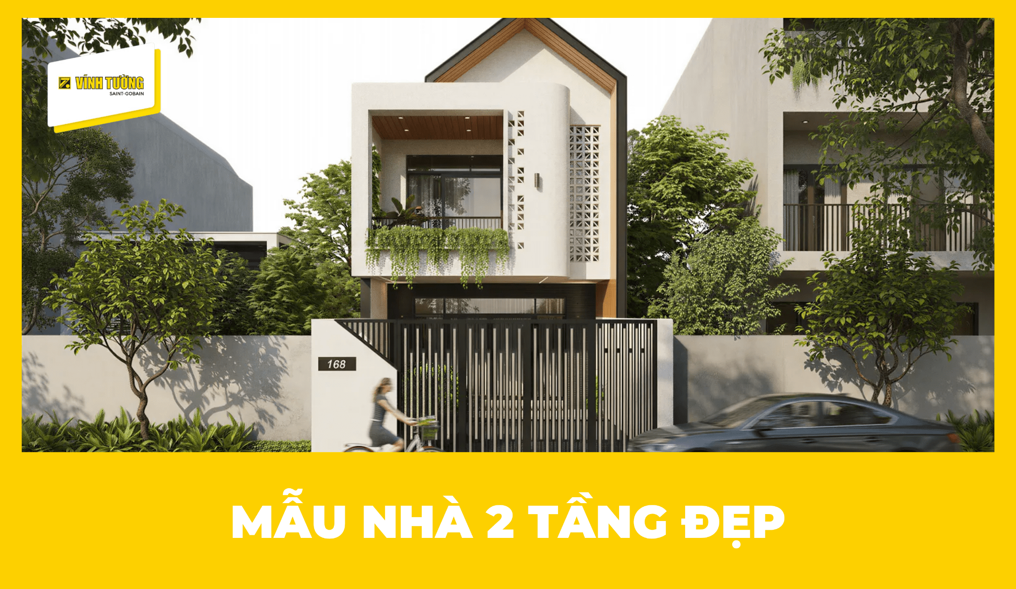 45+ Mẫu nhà 2 tầng đẹp, thiết kế hiện đại nhất 2026