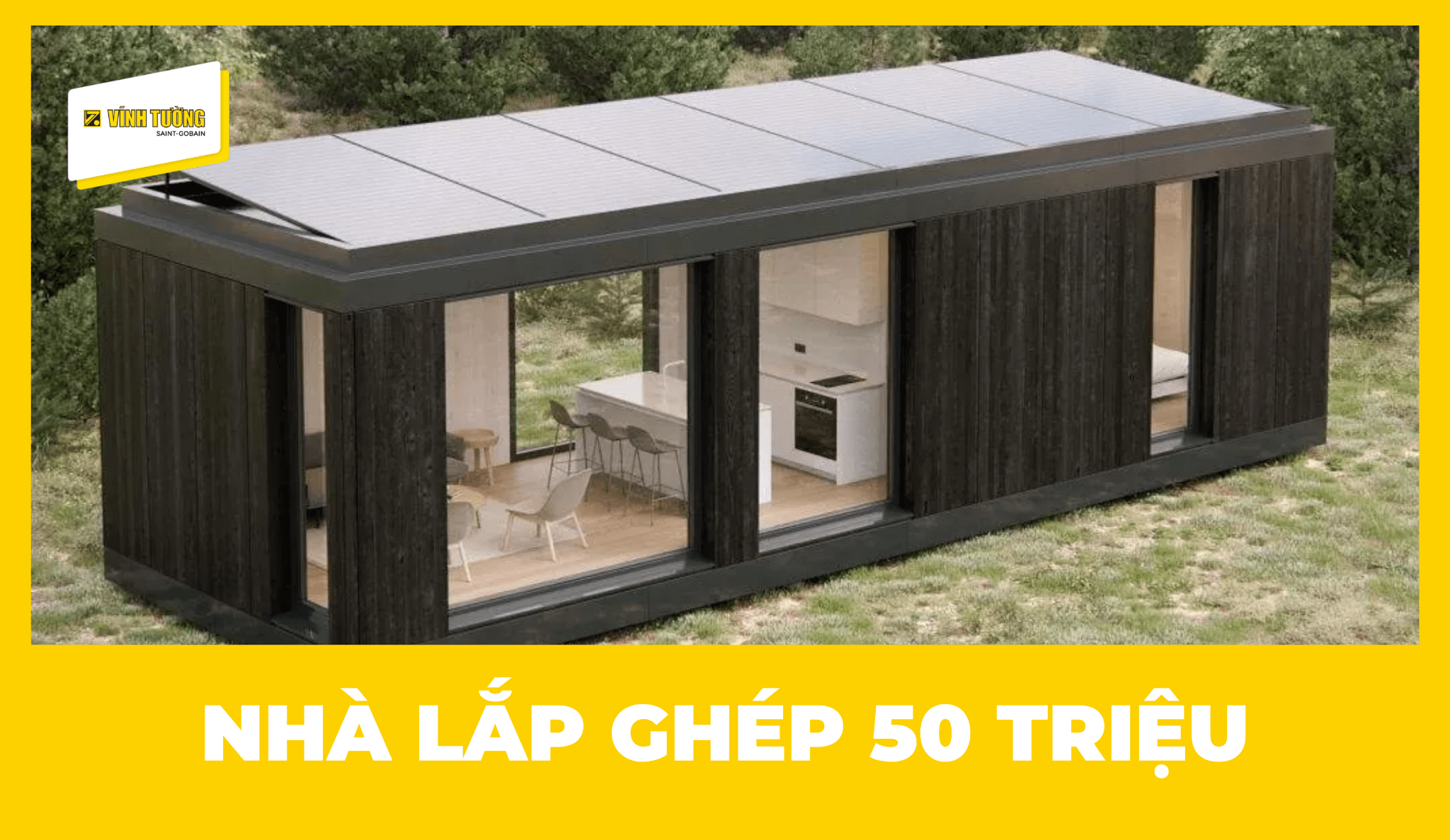 50+ mẫu nhà lắp ghép 50 triệu giá rẻ đẹp, tiện nghi, mới nhất 2026
