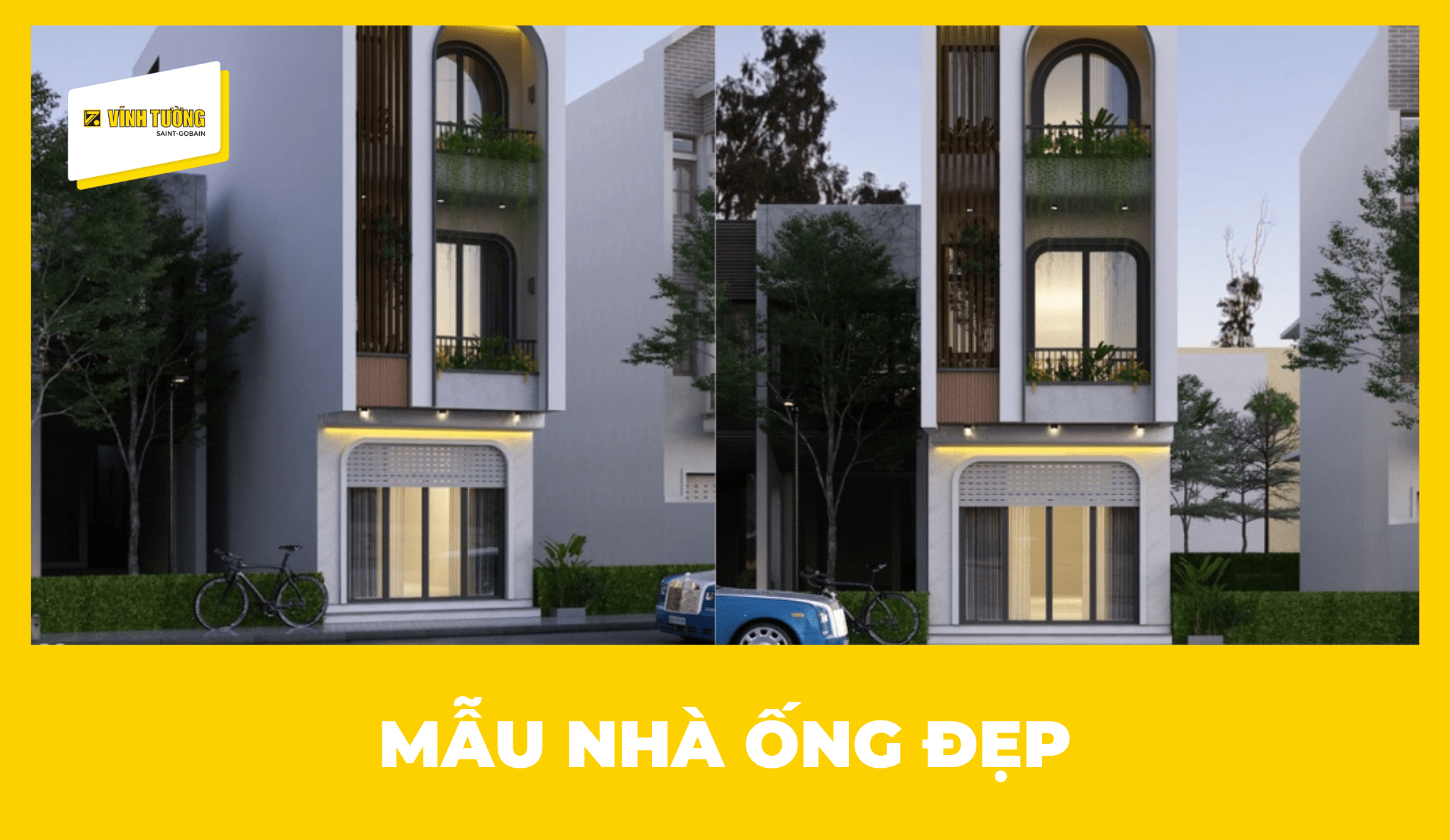 100+ mẫu nhà ống đẹp, tối ưu diện tích [UPDATE 2026]