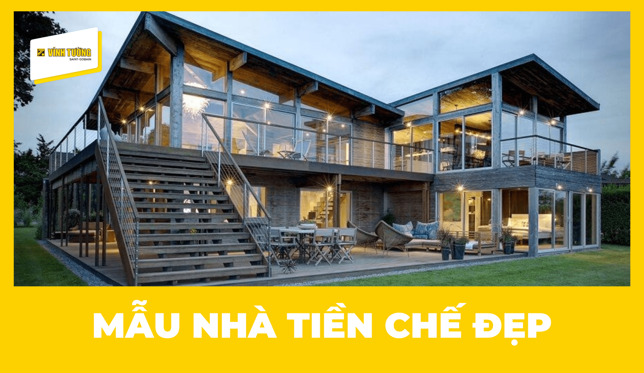 100+ Mẫu nhà tiền chế đẹp, tiện nghi, hiện đại và báo giá thi công