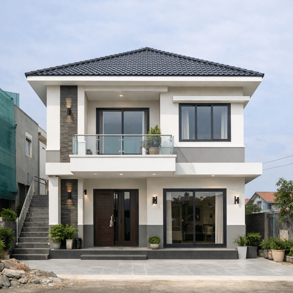 Chi phí hoàn thiện của mỗi ngôi nhà sẽ khác nhau phụ thuộc vào vật liệu và mức độ đầu tư của mỗi gia đình 