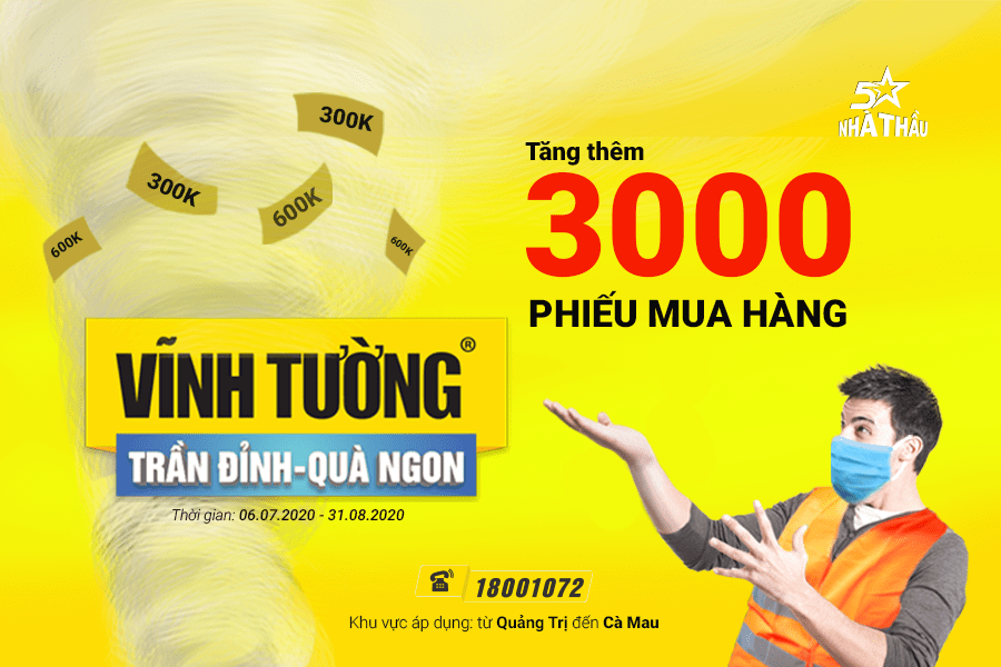 Tang them 3000 phieu mua hang cho ctkm tran dinh qua ngon