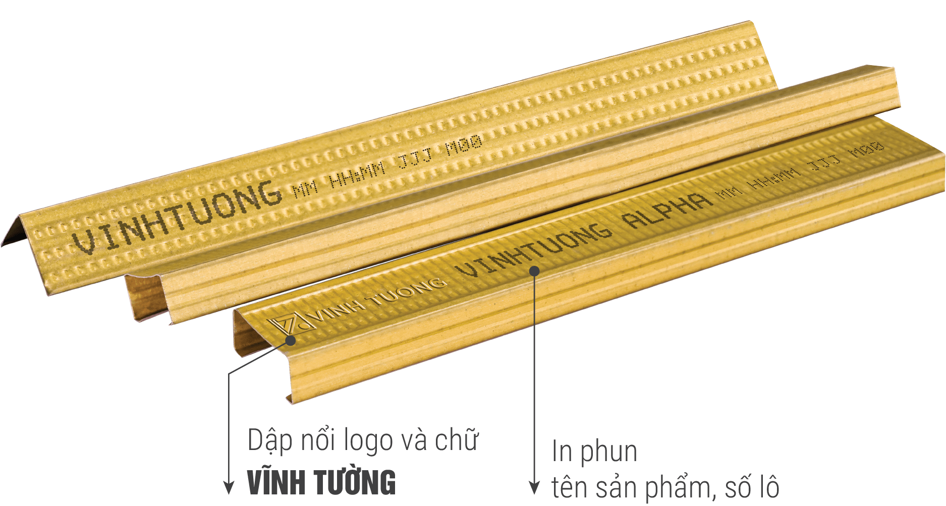 Khung trần chìm Vĩnh Tường ALPHA®