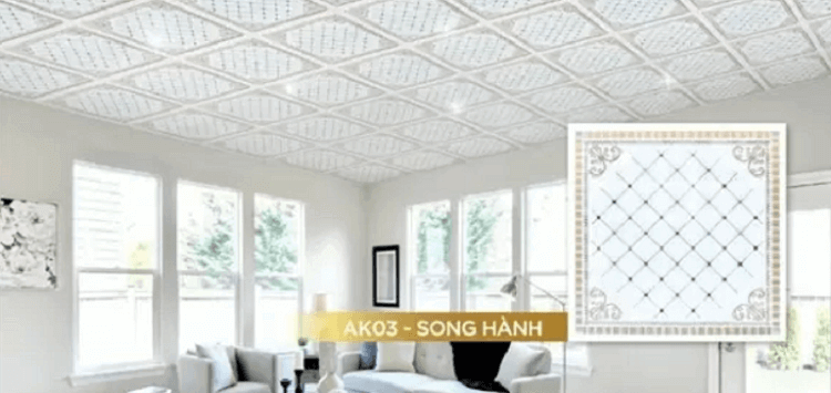 Mẫu trần la phông Vĩnh Tường Ánh Kim song hành