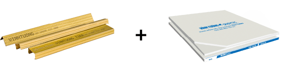 Hệ khung và tấm thạch cao Tiêu Chuẩn Vĩnh Tường-Gyproc