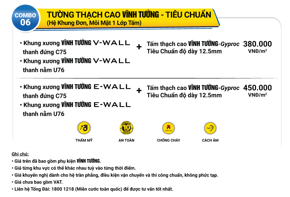 Bảng giá tvgc mekong 1