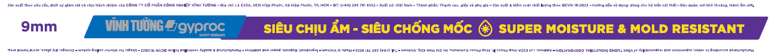 Endtape tấm thạch cao Tiêu Chuẩn Vĩnh Tường-Gyproc