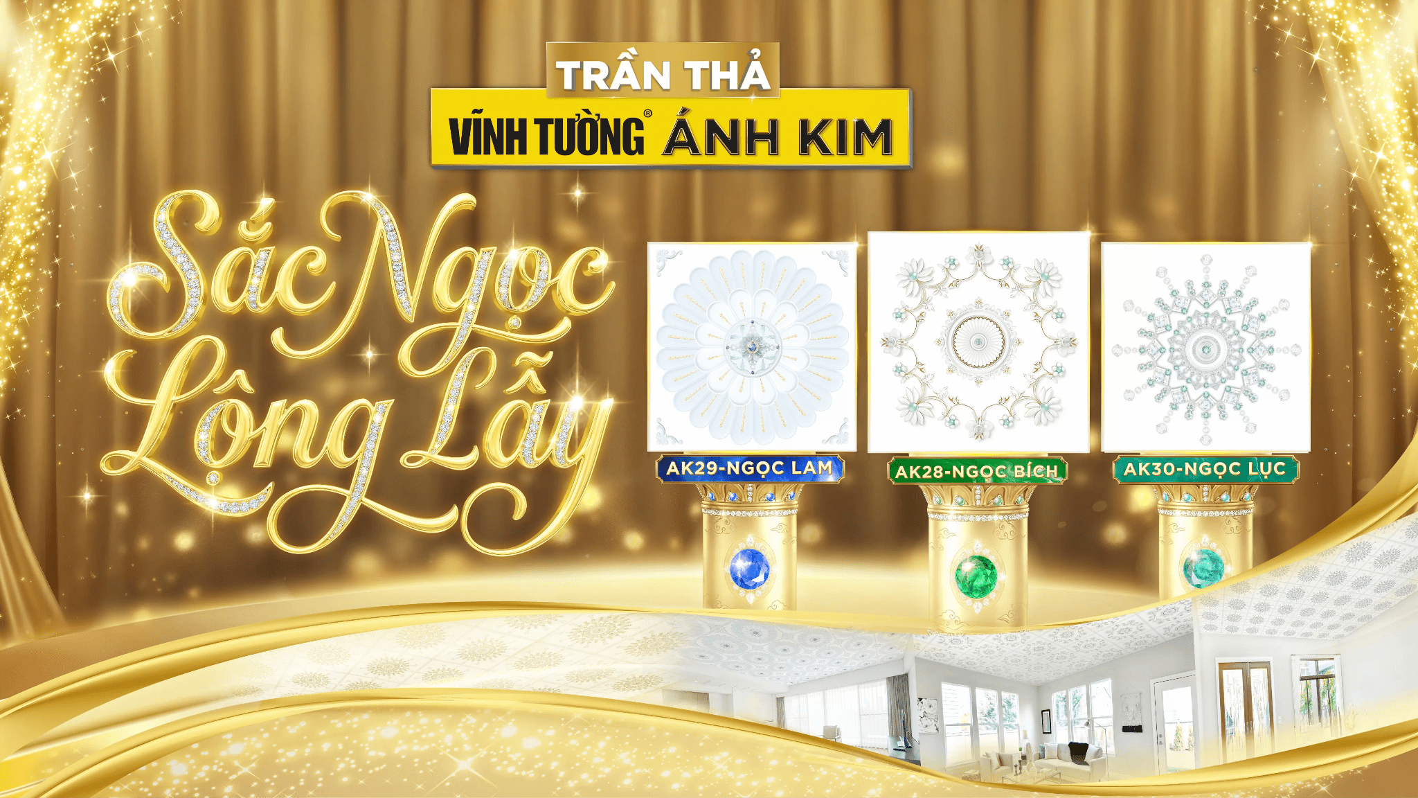  Bộ sưu tập các mẫu la phông Vĩnh Tường Ánh Kim được cập nhật mới nhất