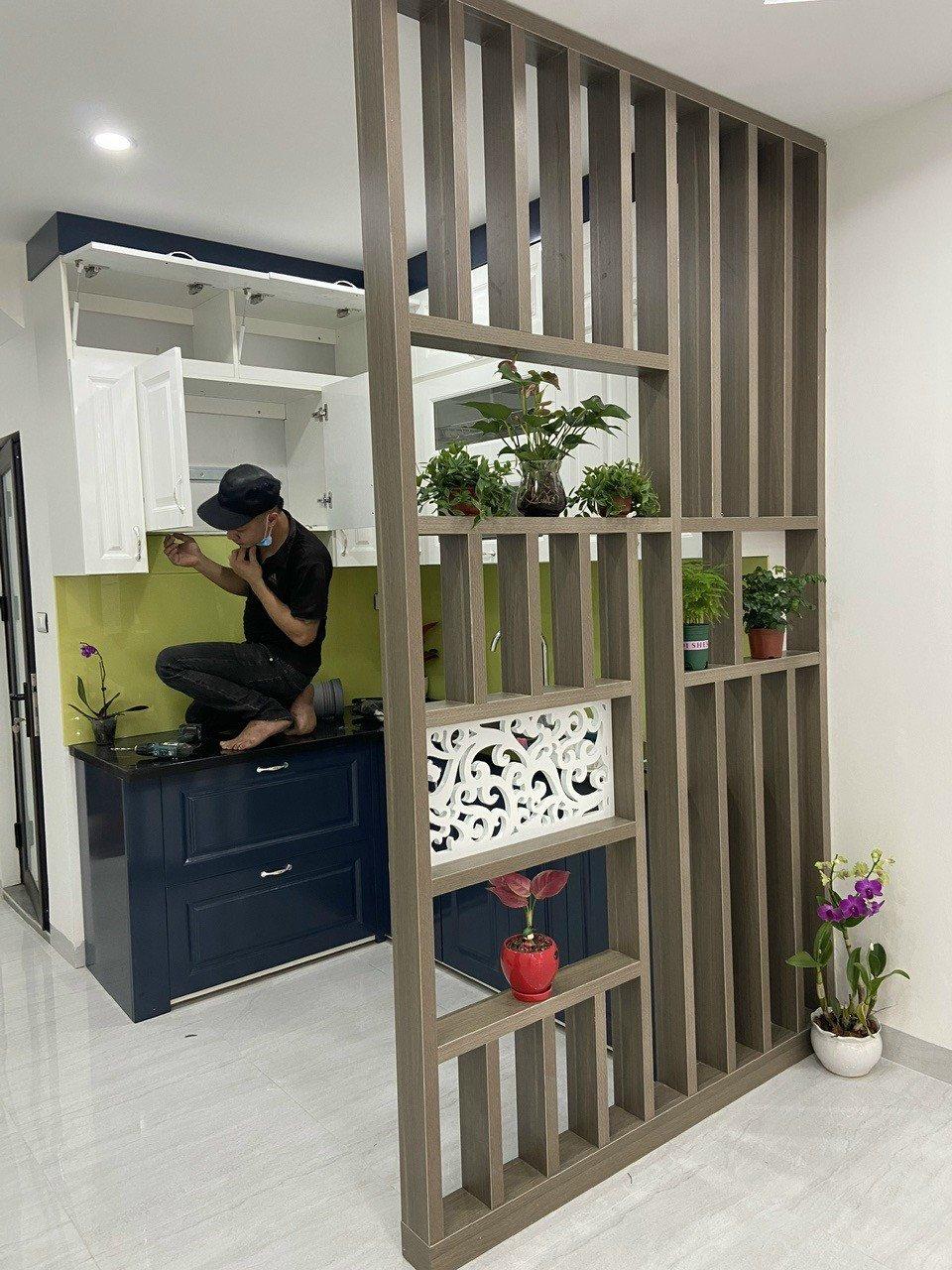 Các kiểu tấm ngăn đẹp bằng gỗ sang trọng, bền, chất lượng cho phòng khách