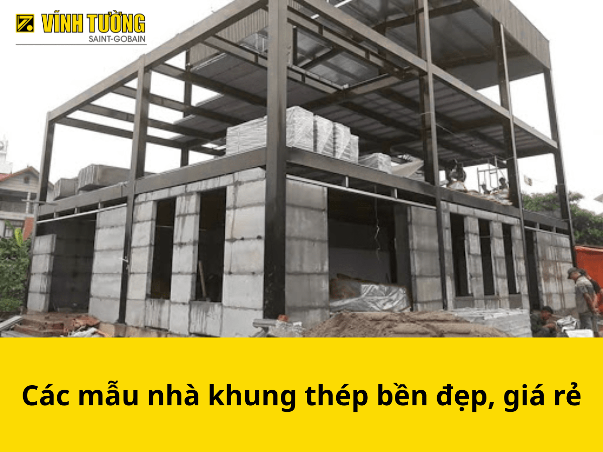 Các mẫu nhà khung thép