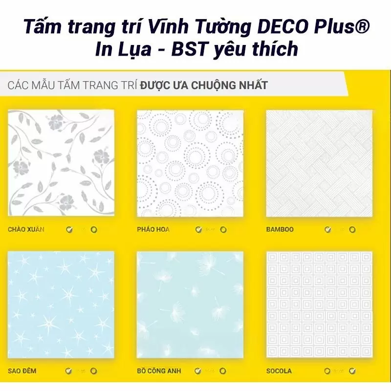 các mẫu tấm trang trí in lụa được yêu thích nhất
