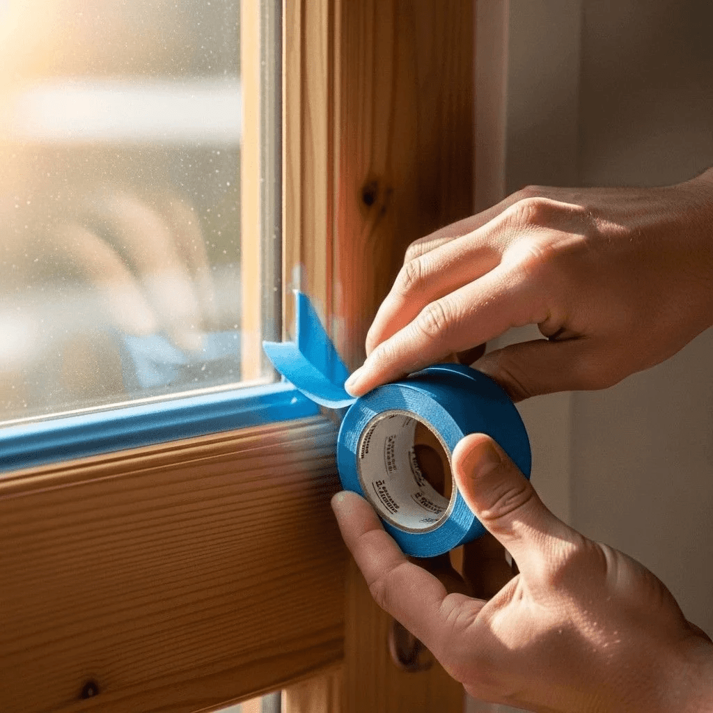 Các mép kính và khu vực tiếp giáp khung cửa cần được dán bổ sung để giảm nguy cơ bong bật ở điểm yếu