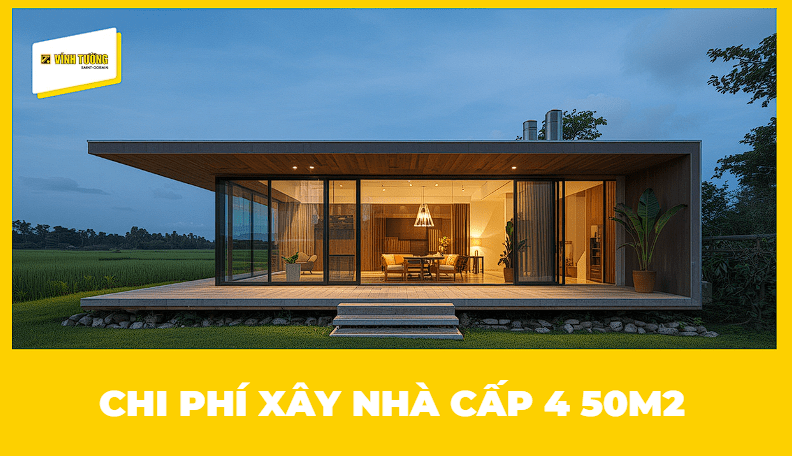 Chi phí xây nhà cấp 4 50m2