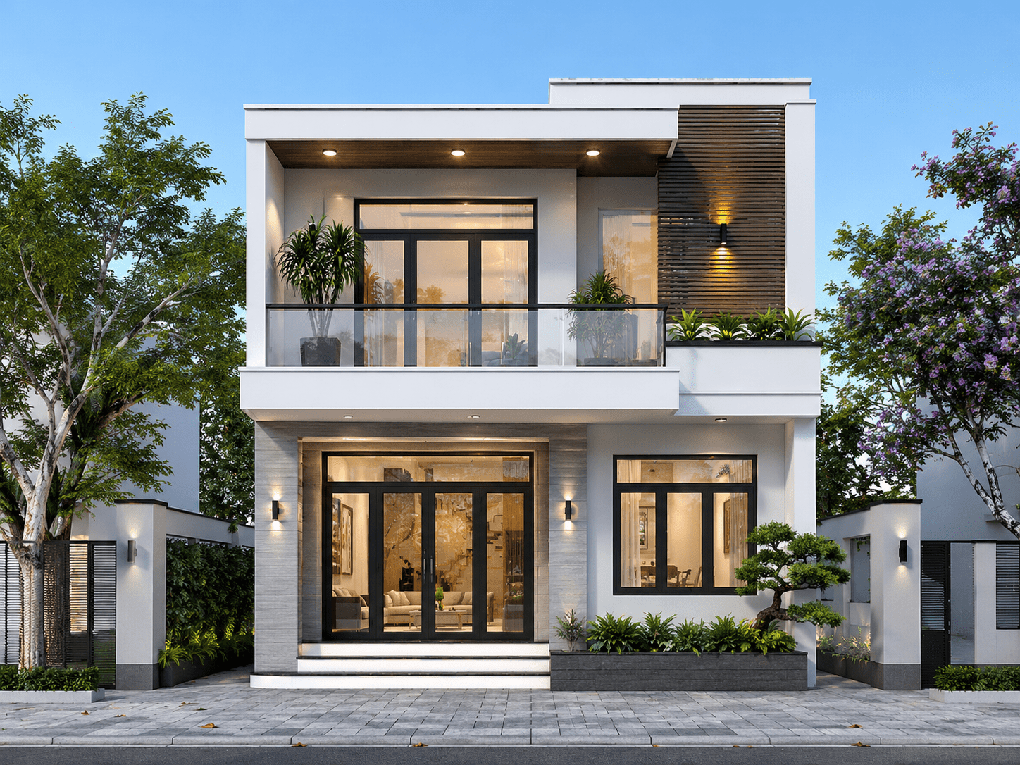Chọn vật liệu và nhà thầu uy tín khi xây dựng nhà 2 tầng 8x10m
