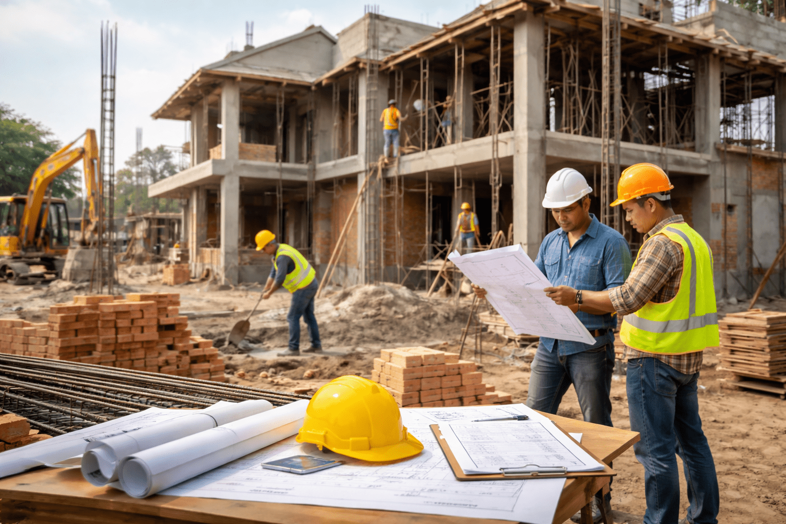 Đơn giá xây dựng phần thô phụ thuộc vào kiến trúc công trình