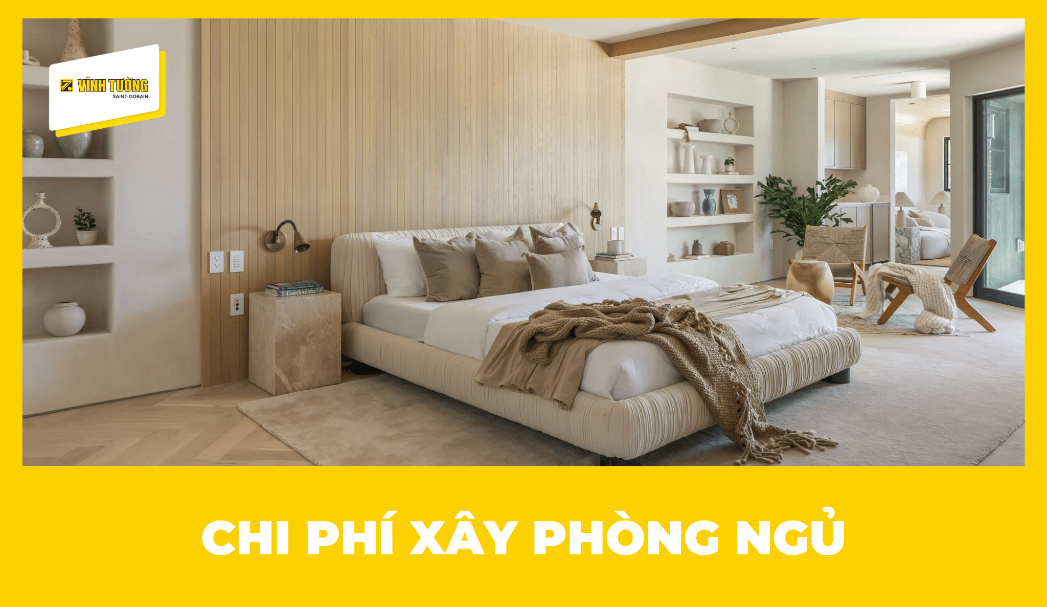Dự toán chi phí xây phòng ngủ 2026