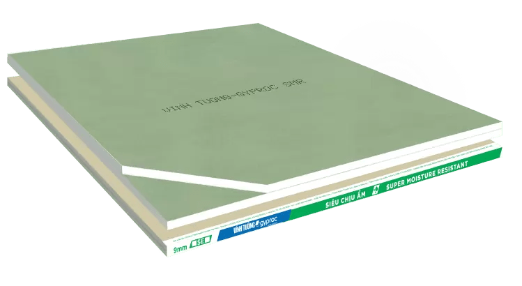 Tấm Thạch Cao Siêu Chịu Ẩm VĨNH TƯỜNG-gyproc được nhiều người ưa chuộng