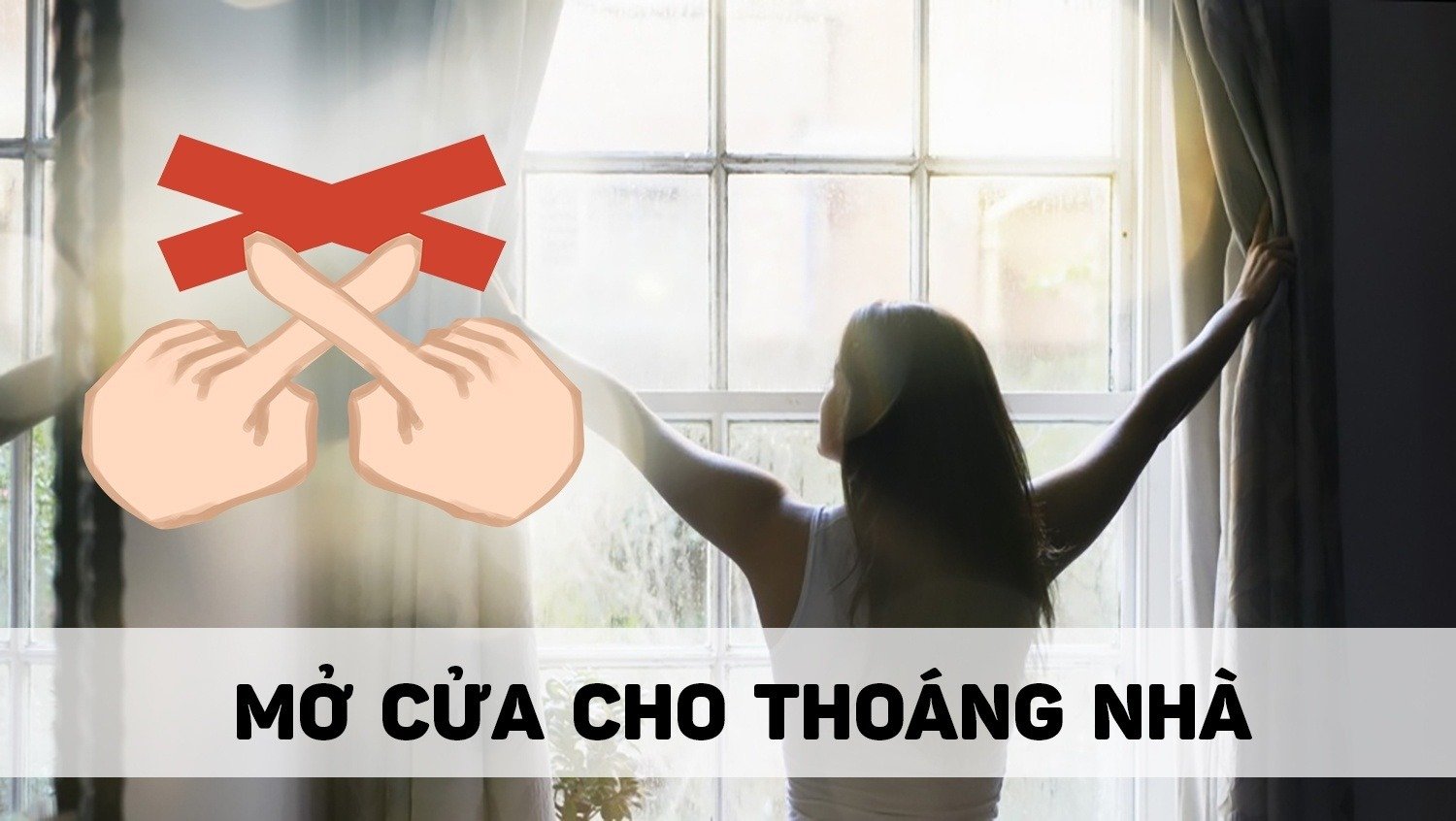 Mở cửa sổ để thông thoáng và hạn chế nồm ẩm vào mùa nồm là quan niệm sai lầm