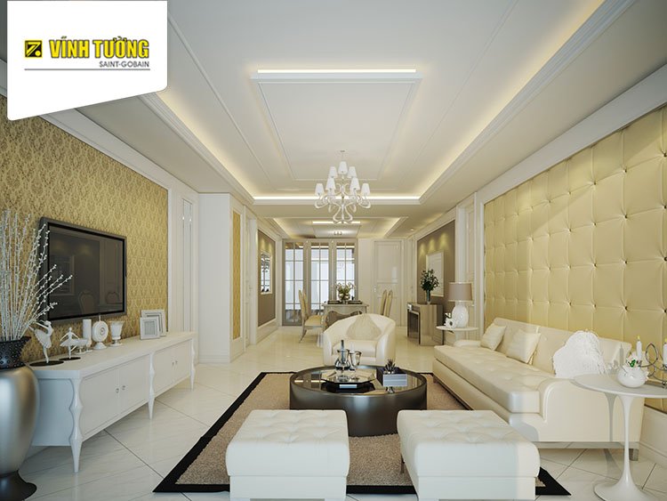 La phông thạch cao đẹp | Vĩnh Tường