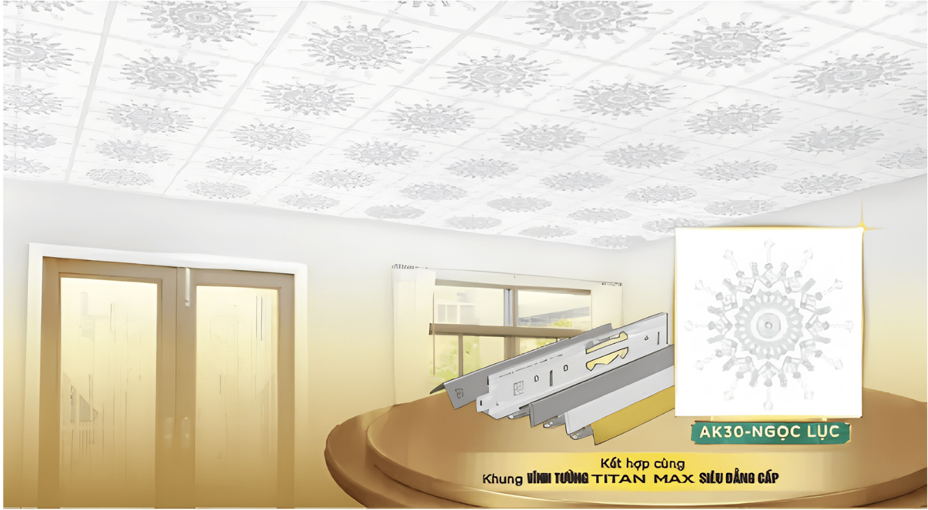 La phông Vĩnh Tường Ánh Kim - Mẫu Ngọc Lục