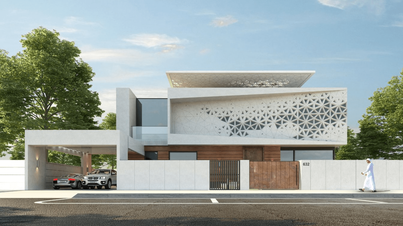Mẫu nhà 2 tầng 80m2 với thiết kế mới lạ