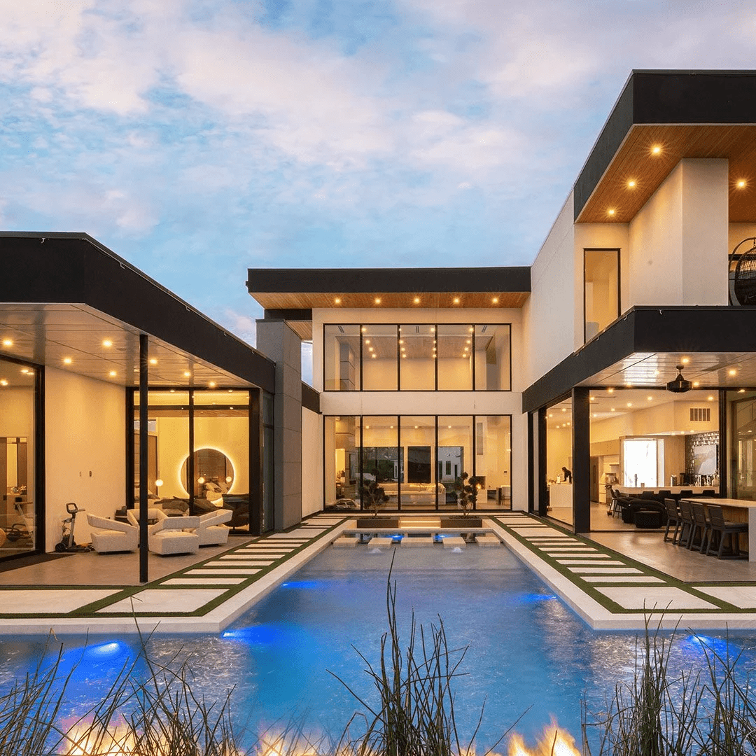 Mẫu nhà 2 tầng 80m2 xây dựng theo lối không gian mở